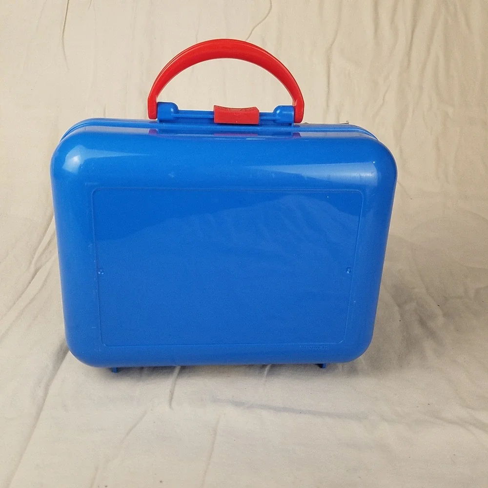 Thomas  Train & Friends Lunch Box Kids Blue Like New thermos food stay  Pecoware
